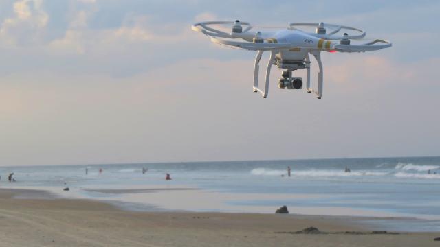 Airborne drones can be used in many domains including aquaculture, dredging, maritime surveillance, ports, environmental management, ...